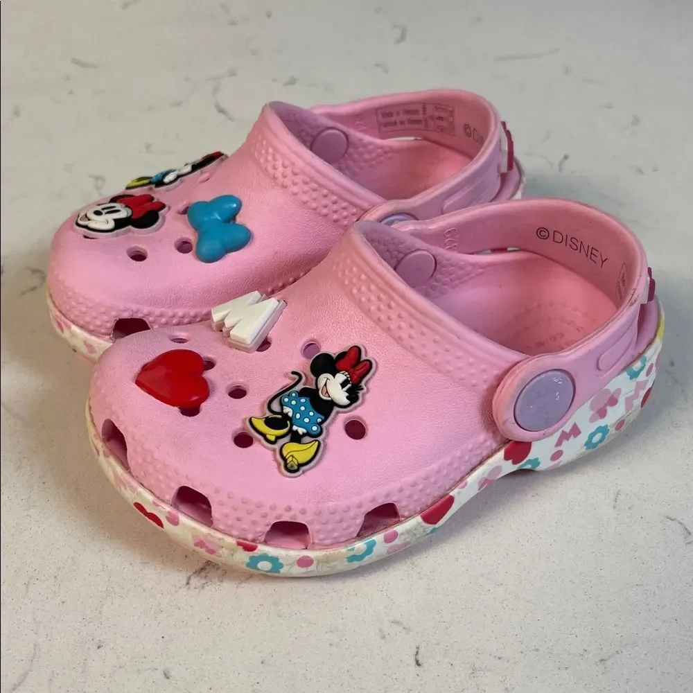 Crocs Kids' x Disney Minnie Mouse Classic Clogs Size 6 Style # 210894
